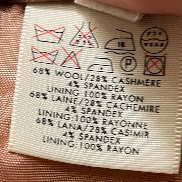 Calvin Klein Collection Camel Wool Blend Trousers - Picture 4 of 10